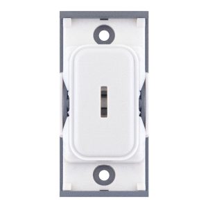 SGRID360-11 20 Amp DP 1 Way Key Switch – White With White Insert
