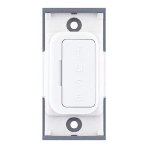 SGRID360-12 13 Amp Fused Connection Unit – White With White Insert