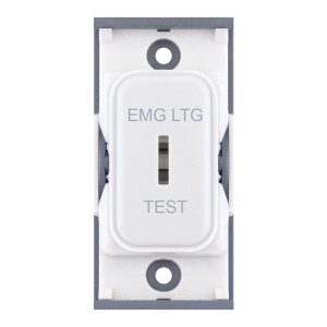 SGRID360-275 20 Amp SP 2 Way Key Switch – White with White Insert