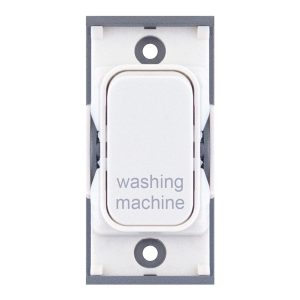 SGRID360-281 20 Amp DP Modular Switch – Marked “Washing Machine” White