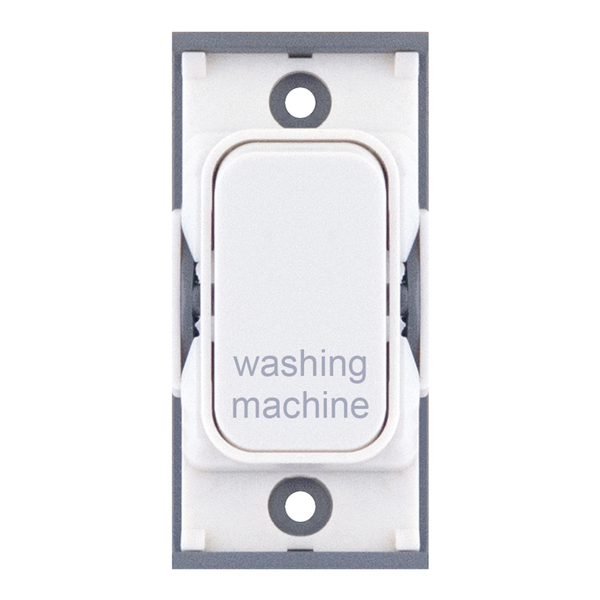 SGRID360-281 20 Amp DP Modular Switch – Marked “Washing Machine” White