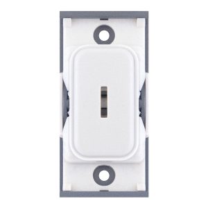 SGRID360-4 10 Amp DP Key Switch Module – White With White Insert