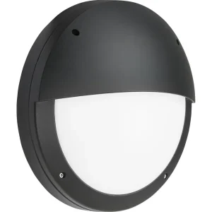 230V IP65 18W LED Eyelid Bulkhead CCT Black