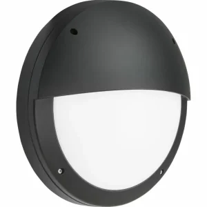 230V IP65 18W LED Eyelid Bulkhead CCT with Emergency Black