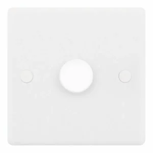 SSL509 Smooth White 1 Gang 60-400W 2 Way Dimmer Switch