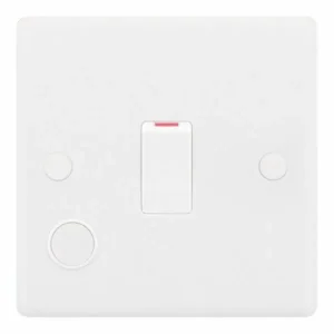 SSL515/F Smooth White 1 Gang 20A 2 Pole Flex Outlet Plate Switch
