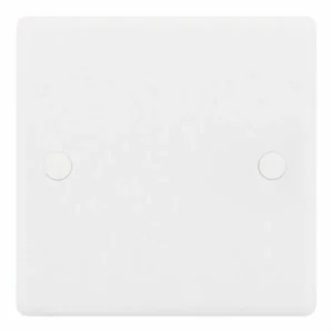 SSL544 Smooth White 1 Gang Blanking Plate