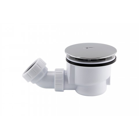 90mm Top Access Shower Waste Trap- Chrome