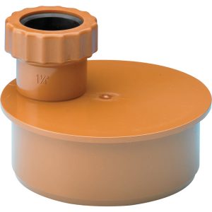 Aquaflow 110mm Push Fit Soil Waste Adaptor 32mm Underground