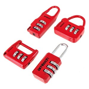 T1153 4 Piece Combination Padlock Set