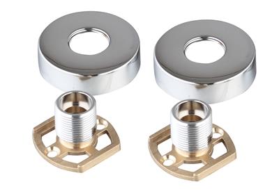 Shower Surface Mounted Bar Fixing Kit Chrome
