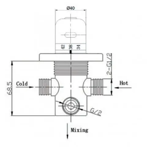 Thermostatic Douche Valve