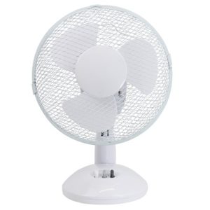 9" 2 Speed Desk Fan 22W (White)