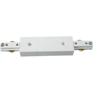230V Track Connector - White