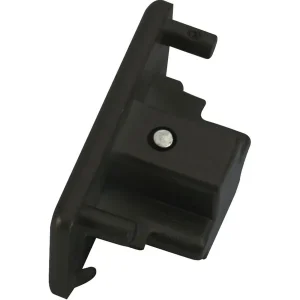 230V Single Circuit Track Dead End Cap - Black