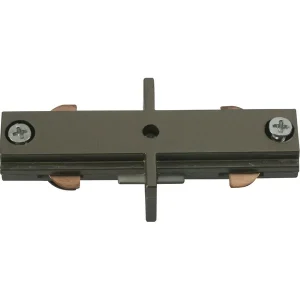 230V Track In-line Connector - Satin Nickel