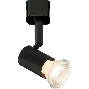 230V GU10 Track Spotlight - Black