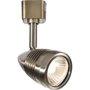 230V GU10 Track Spotlight - Brushed Chrome