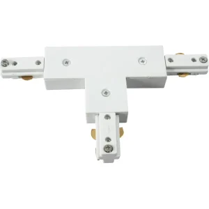 230V Track T-Connector - White