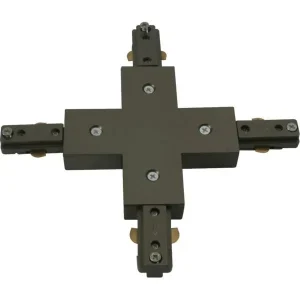 230V Track X-Connector - Satin Nickel