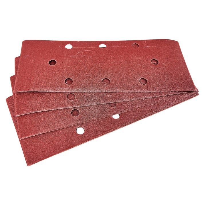 10 x 1/3 P240 grit sanding sheets (93mm x 230mm)