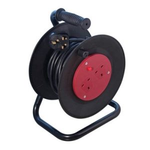 WCR252 25m Cable Extension Reel With 2 Outlets 240V