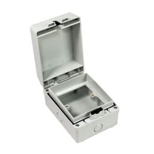 WPE155 IP55 1 Gang Empty Enclosure to Fit Switch or Socket
