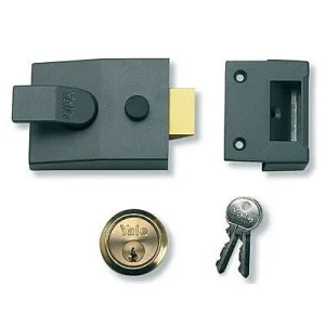 Yale 89 Dead Locking Grey Nightlatch 60mm PP