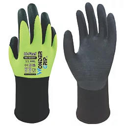 Wonder Grip U-Feel General Handling Gloves Yellow 2X Large