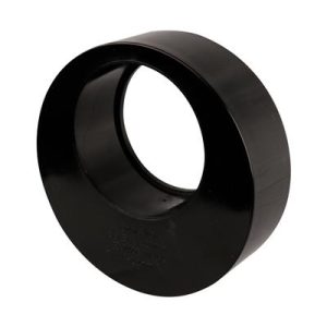 Round Downpipe Adaptor 68mm-110mm Soil- Black