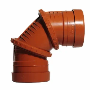 Underground 110mm Multi Double Socket 0-90° Bend