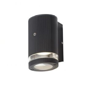 ZN-35686-BLK Helix Spot Light (IP44, Black, Photocell)