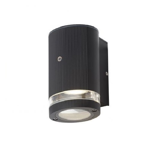ZN-35686-BLK Helix Spot Light (IP44, Black, Photocell)