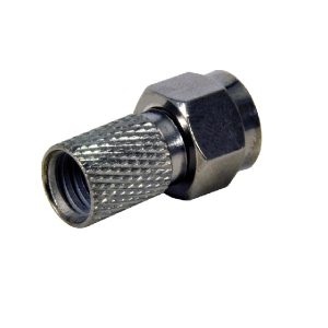 120.920UK HQ F Connector F Plug Twist on CAI Cable