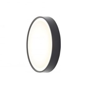 CZ-31745-BLK Ripon LED Bulkhead (Round, Black, IP65, 270mm)