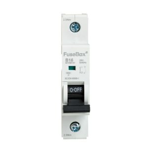 FuseBox MT06B161 16A 6kA B-Curve 1 Pole MCB