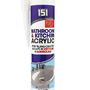 151 Bathroom & Kitchen Sealant White 280ml