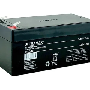 3.3AH 12V Sealed Battery L:134mmX W:67mm