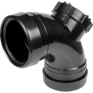 110mm Soil Push Tit Double Socket 90° Access Bend