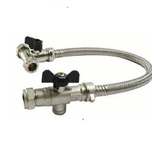 BFCLT Combi Filling Loop Tee With With Isolating Valve & Lever