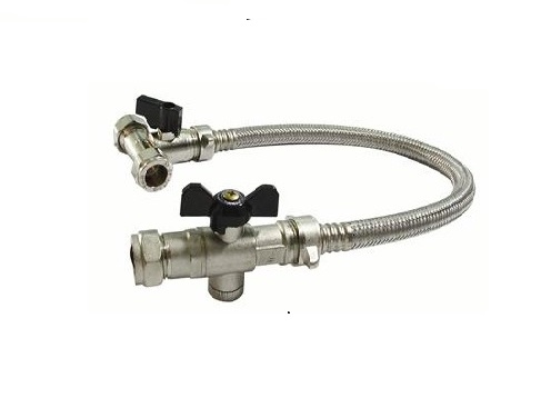 BFCLT Combi Filling Loop Tee With With Isolating Valve & Lever