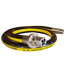 BFGHENB2-125 Salvus Gas Hose Straight Bayonet 1.25m