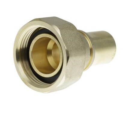 BFGMU-22F 1" x 22mm Gas Meter Union & Washer With Groove
