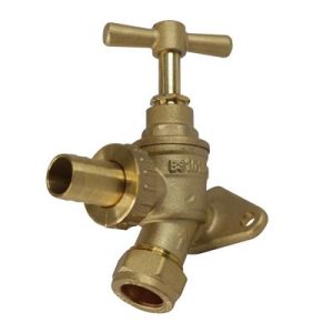 15mm x ½" Wall Plate Hose Union Bibtap