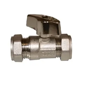 BFIVLM-15 15mm Chrome Isolating Valve & Metal Lever