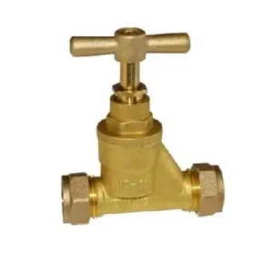 BFST-22 22mm British Standard Stop Tap Compression x Compression