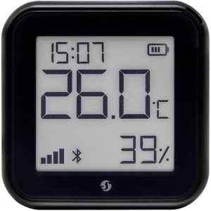 Shelly H&T Gen 3 WiFi Controlled Temperature and Humidity Sensor Black
