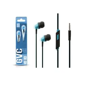 GVC Bass Power Stereo Sound Noise Isolating 'Earphones' Blue