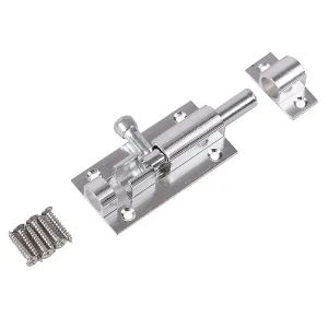 Blackspur 3" Aluminium Barrel Bolt -Chrome