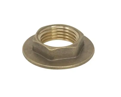 BRBACKNUT-D Thread ½" Backnut Brass